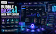 develop custom bubble web app base44 web app no code web app mvp to production
