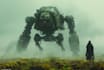 do custom digital 2d mecha art illustration
