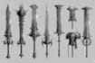 design unique game weapons illustrations