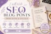 write SEO blog posts that drive traffic