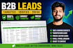 provide targeted verified b2b leads and email list