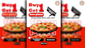 impressive food social media post, poster ,restaurent