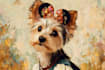 drawing a pet portrait into cartoon disney