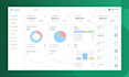 design modern saas dashboard and admin panel UI UX in figma