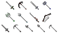 create rpg game character sprites, animations, and pixel art assets