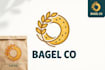 design unique bagel logo