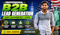provide b2b lead generation any business for USA