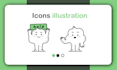 design professional trendy custom vector icons