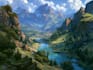 do professional landscape digital art