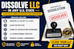 dissolve llc in any US state, close ein, and complete dissolution paperwork