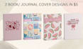 create journal and notebook cover designs for amazon kdp