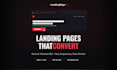 build a responsive react landing page using tailwind CSS