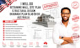 do retaining wall, site plan structural design drainage plan slab deck australia