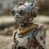 create stunning sci fi robot character art