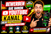 bewerben sie ihren youtube kanal und die