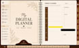 design hyperlinked planner etsy digital planner template calender journal design