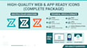 design a modern website favicon and app icon