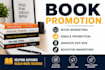 do complete book marketing, amazon book KDP, book promotion