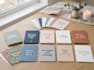 design custom affirmation prayer scripture flash cards digital use