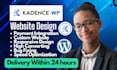 design redesign develop wordpress website with gutenberg block editor kadence