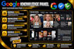 create a standard and optimize google knowledge panel for all category
