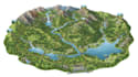 do custom hiking trail, campground, and tourist attraction maps