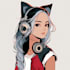anime character an illustration and anime character