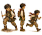 draw hand drawn childrens book character design with turnaround sheet pose sheet