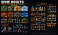 do pixel game art pixel art character pixel animation sprite sheet and tile sets