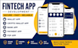 develop your fintech app, wallet app, online payment app, p2p app, loan app