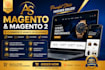 develop, customize and redesign magento and magento 2 ecommerce website