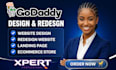 godaddy website redesign godaddy website design, develop godaddy website