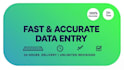 do manual data entry, PDF to excel, copy paste and google sheets