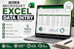 do microsoft excel data entry, copy paste, typing and web research