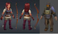 model 3d low poly character  game asset rigging  and animation