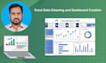 excel data cleaning and dashboard creation