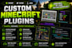 develop a custom minecraft spigot or paper plugin