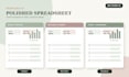 design a custom excel or google sheets planner and tracker