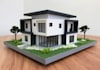 3d modeling and 3d printing house, architecture