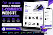 build a modern responsive ecommerce website using nextjs and mern