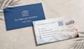 create a modern and professional business card