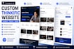 build a custom thinkific website and branded online course platform