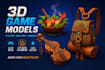 create 3d game assets and props