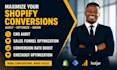 do shopify cro audit boost sales funnel conversion rate fix shogun shoplift gemx