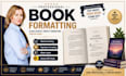 do book formatting ebook formatting paperback formatting ebook layout amazon KDP