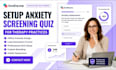 setup an involve me anxiety screening quiz for therapy practices