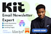kit expert convertkit landing page email sequence automation