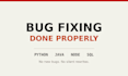 fix bugs in your backend code