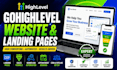 gohighlevel website design go highlevel landing page