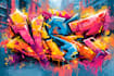create custom graffiti art designs murals and wall arts